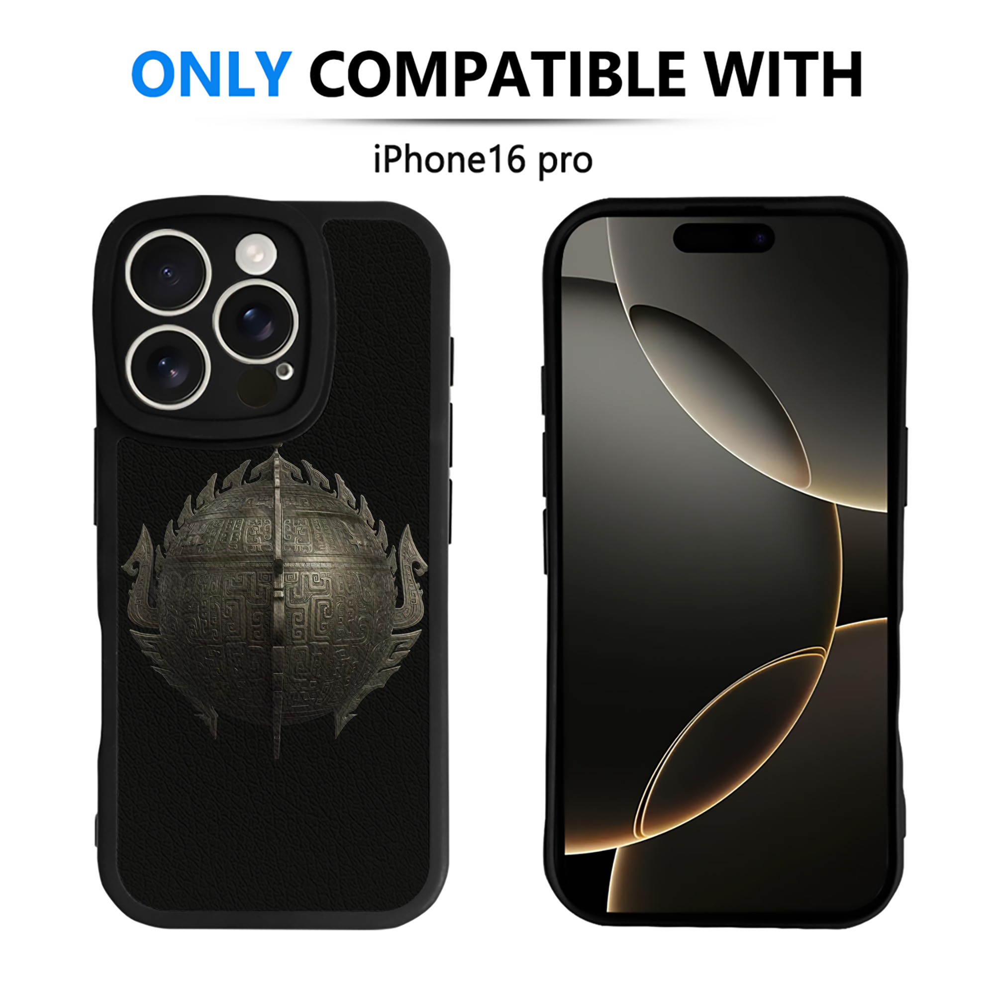 （画像用） Ne Zha 2 ナタ 魔童の大暴れ 【iPhone 16シリーズ対応】シリコンスマホケース（レザー調） 材質：シリコン